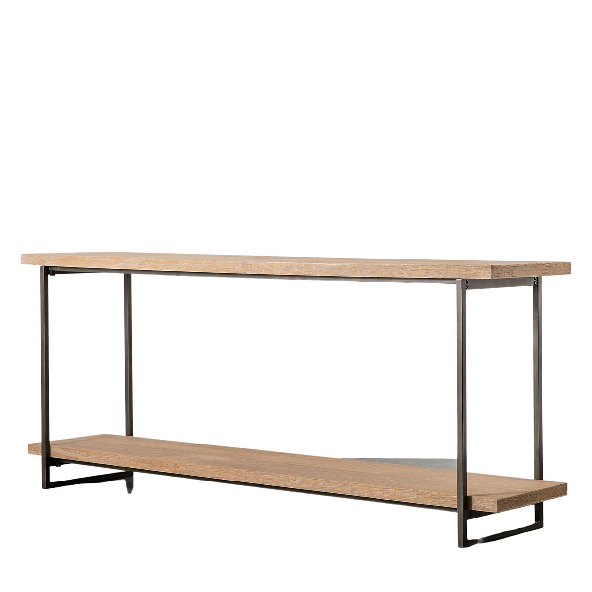 Oakley Rustic Shelving Console Unit light wood, SO'HOME