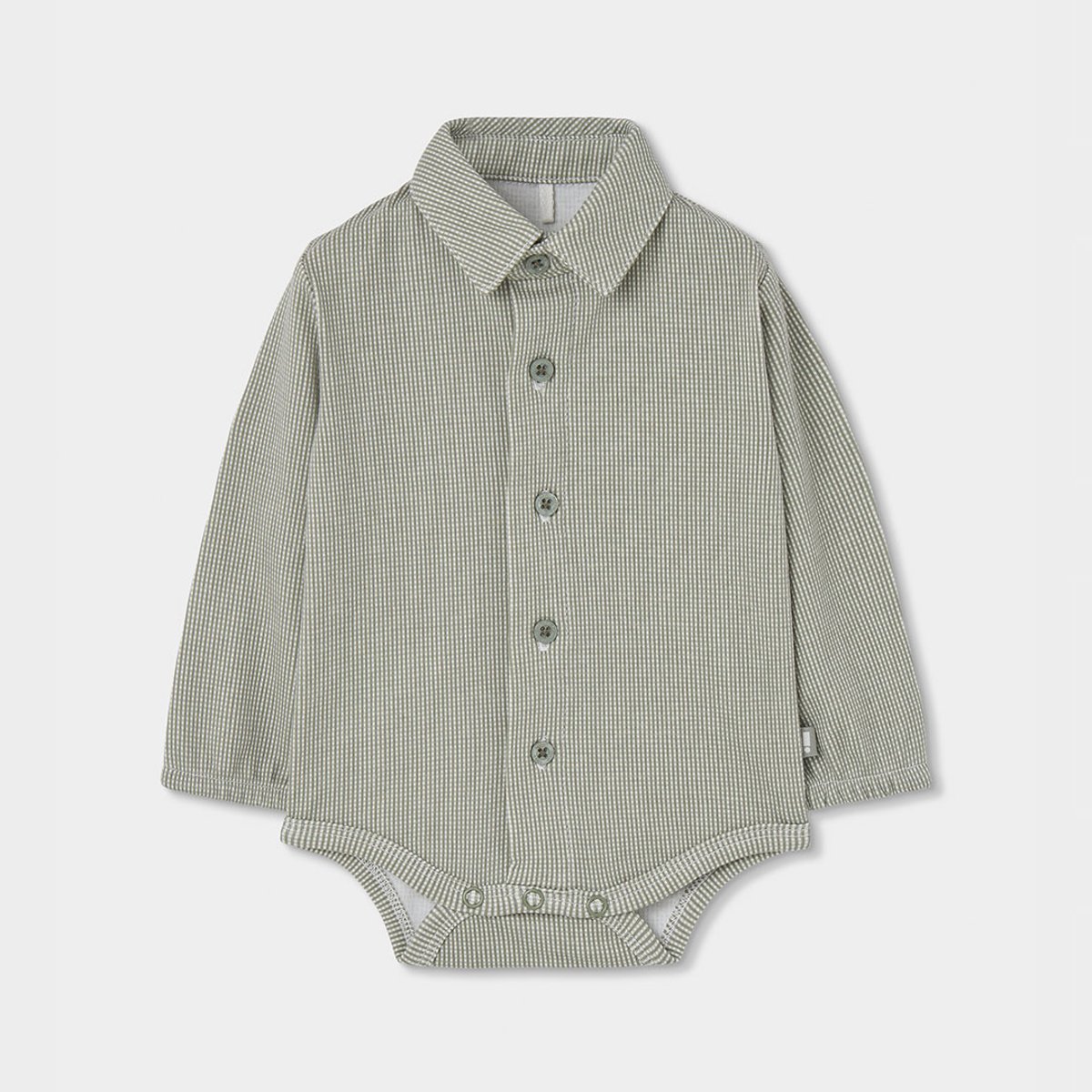 Ensemble bébé maille avec broderie hérisson vert, BOBOLI