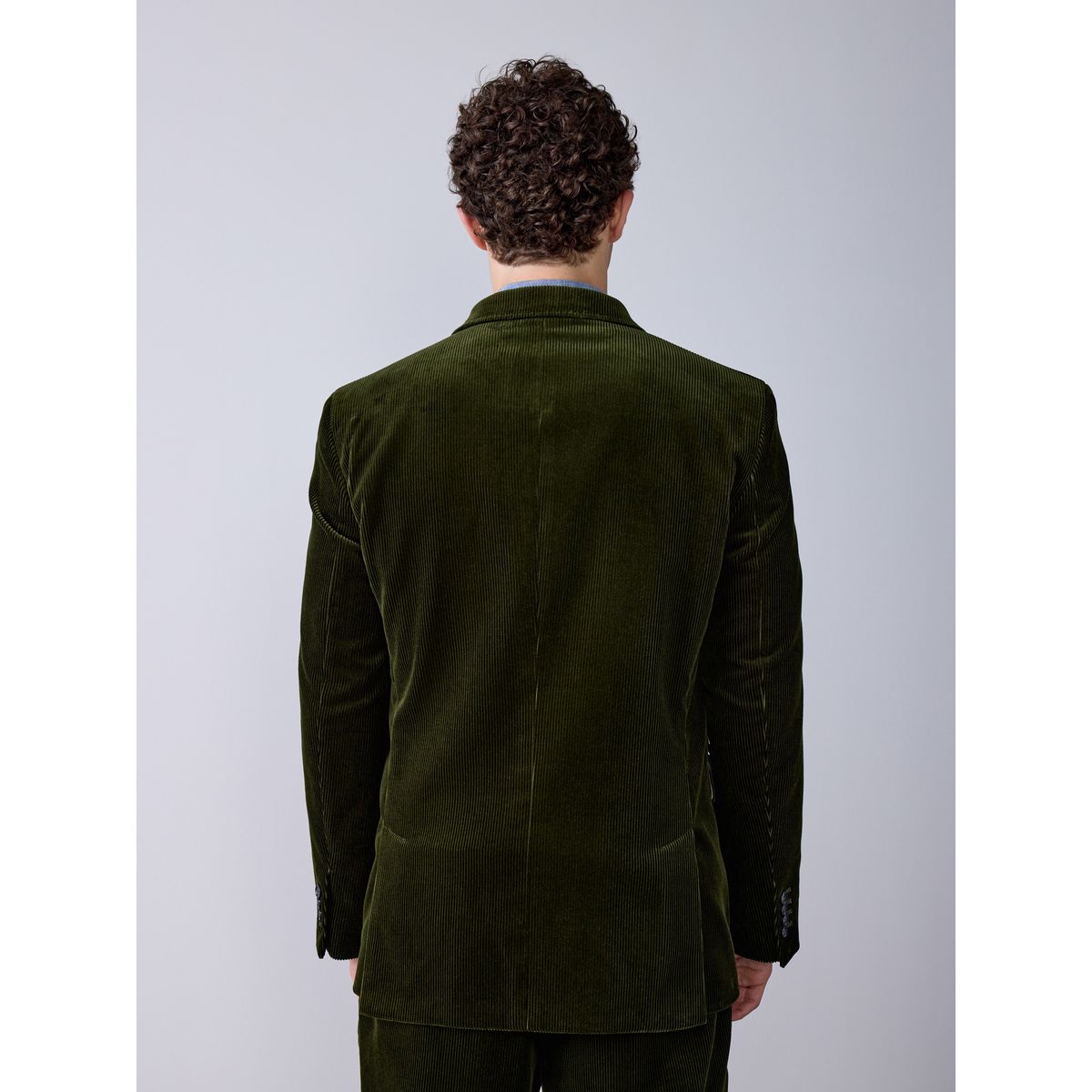 Veste de costume en velours côtelé pontoglio signature vert olive, NEXT