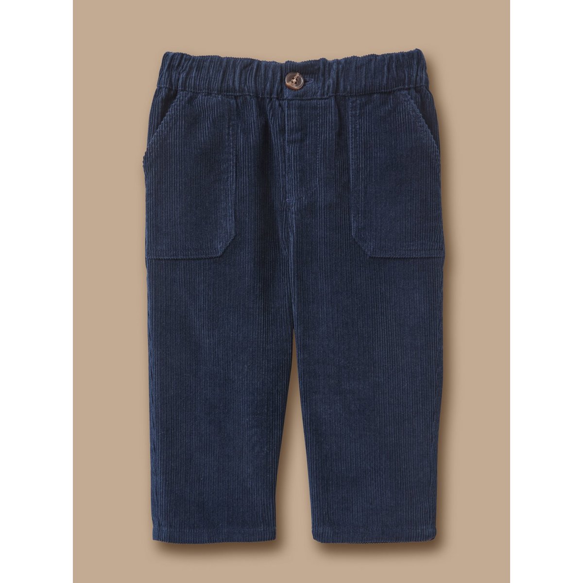 Pantalon en velours marine, CYRILLUS