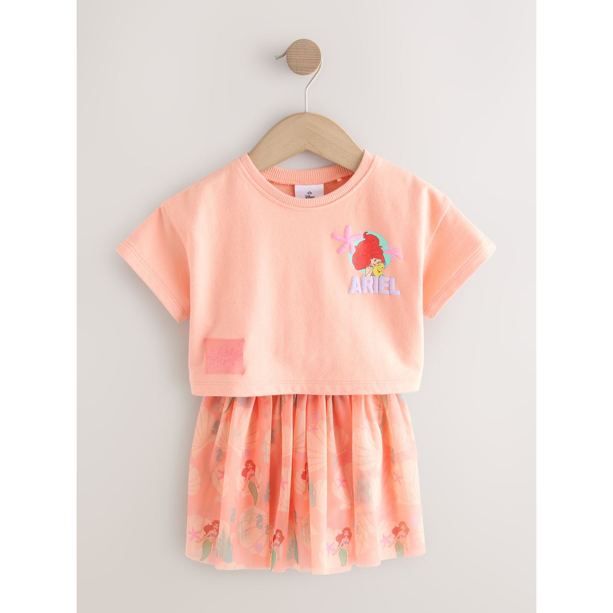 Ensemble jupe et haut disney corail ariel, NEXT