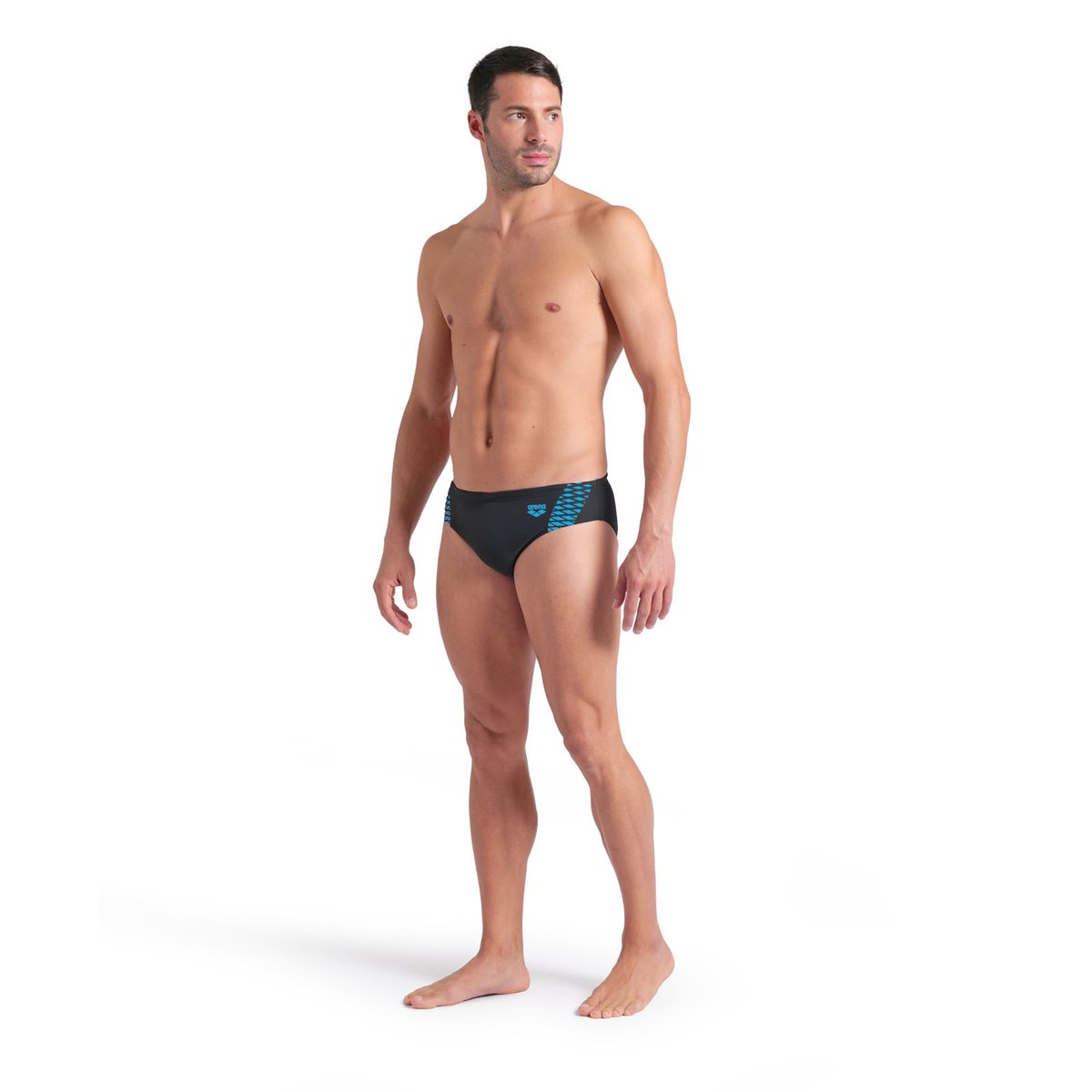 Slip de bain arena Feel Openings pour homme black-turquoise, ARENA