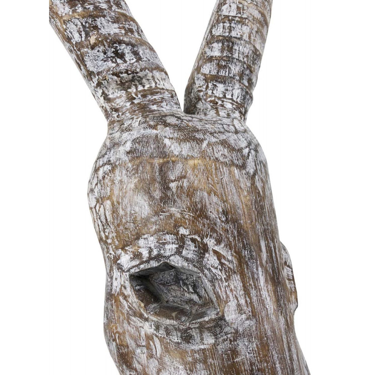 Sculpture antilope marron, DECORATION D’AUTREFOIS