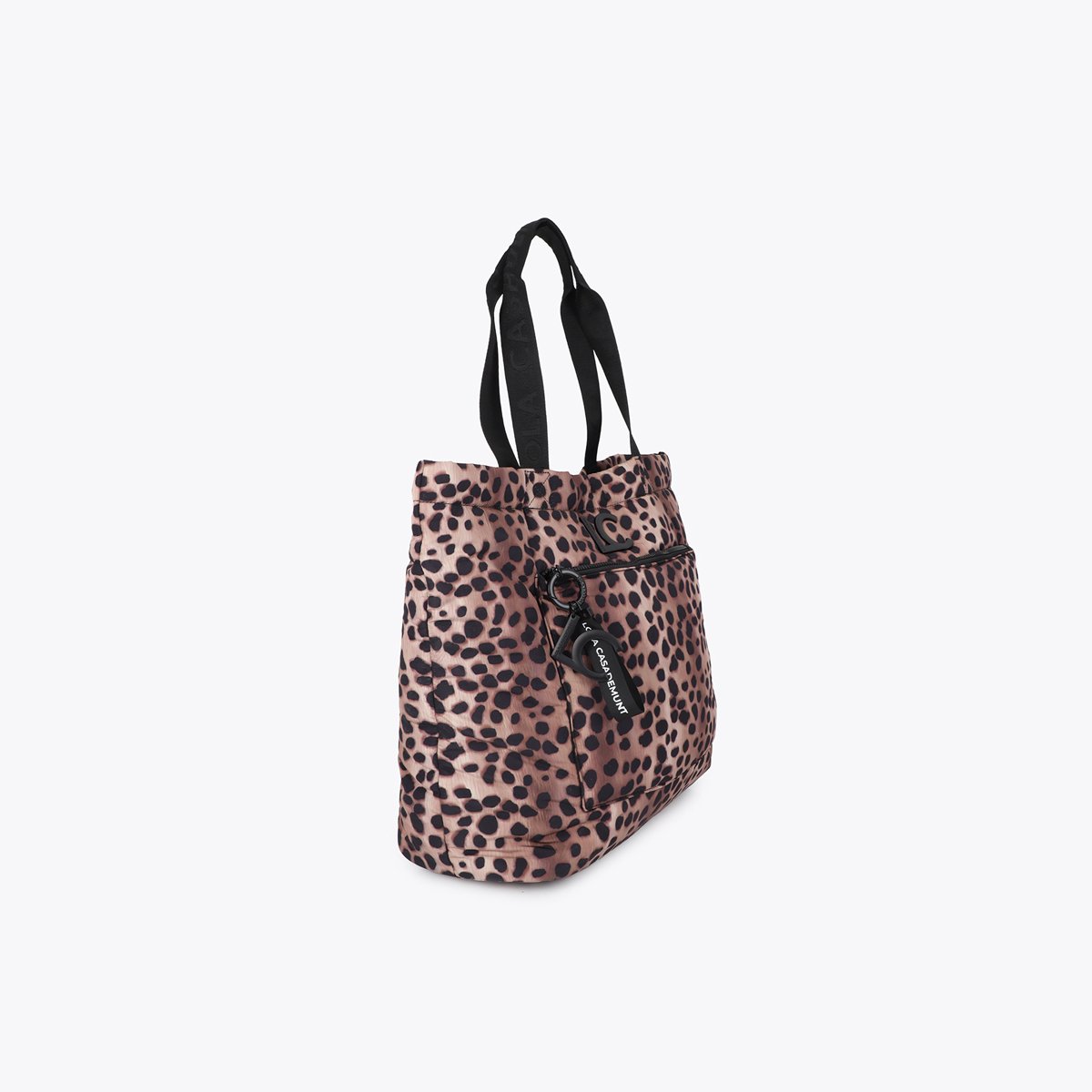 Cabas en nylon imprimé léopard léopard, LOLA CASADEMUNT