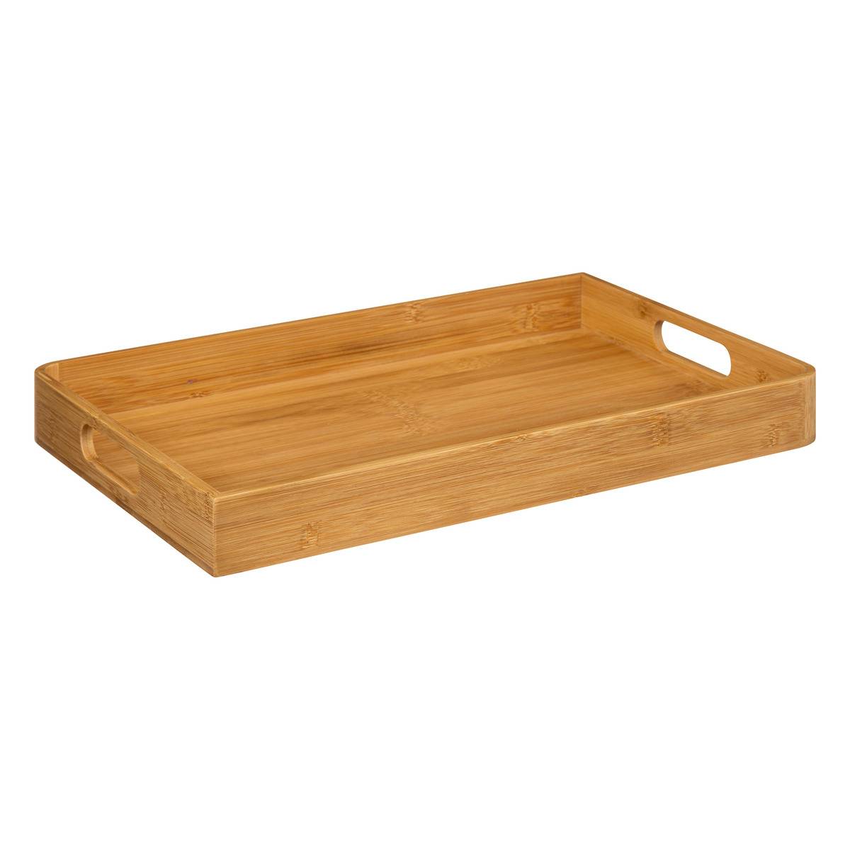 Lot de 2 plateaux de service BAMBOU beige, 5FIVE SIMPLY SMART