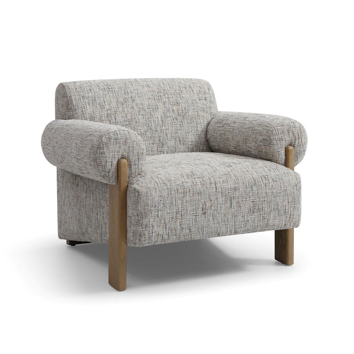 Atlas Chunky Chenille Weave Chair with Oak Legs natural, ÉDITÉ