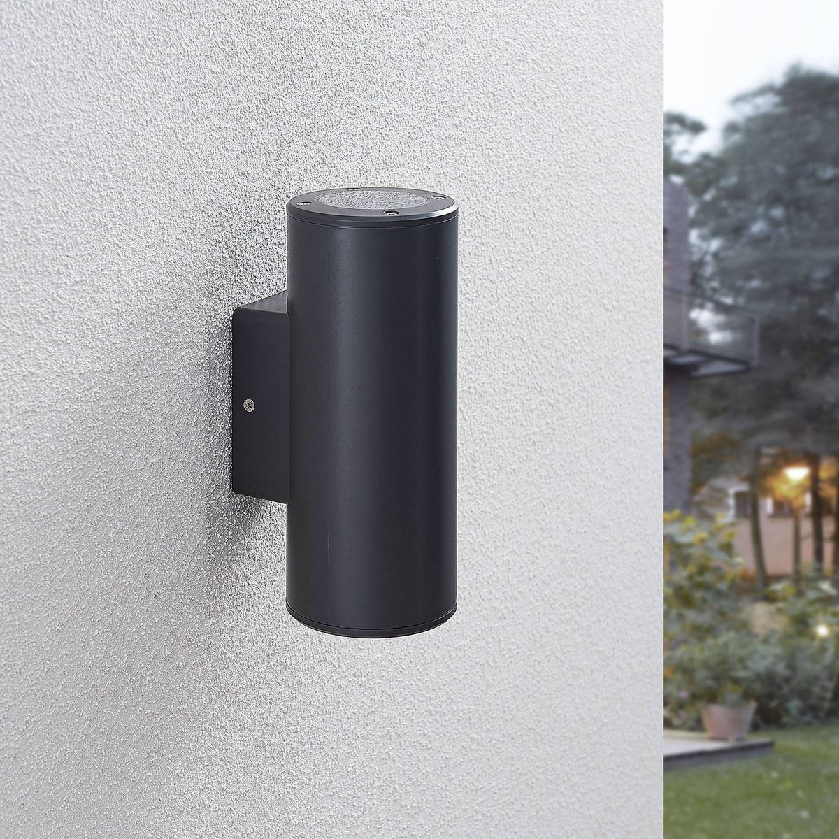 Applique extérieure moderne, Nati gris foncé (ral 7024), LINDBY