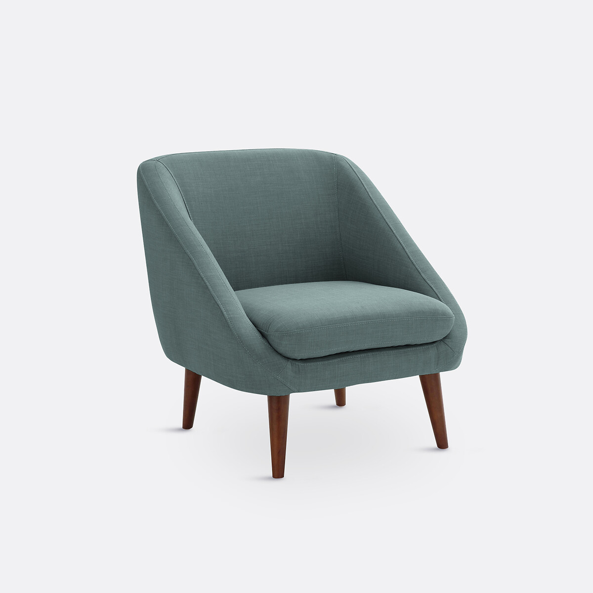 Fauteuil polyester, Séméon eucalyptus, LA REDOUTE INTERIEURS