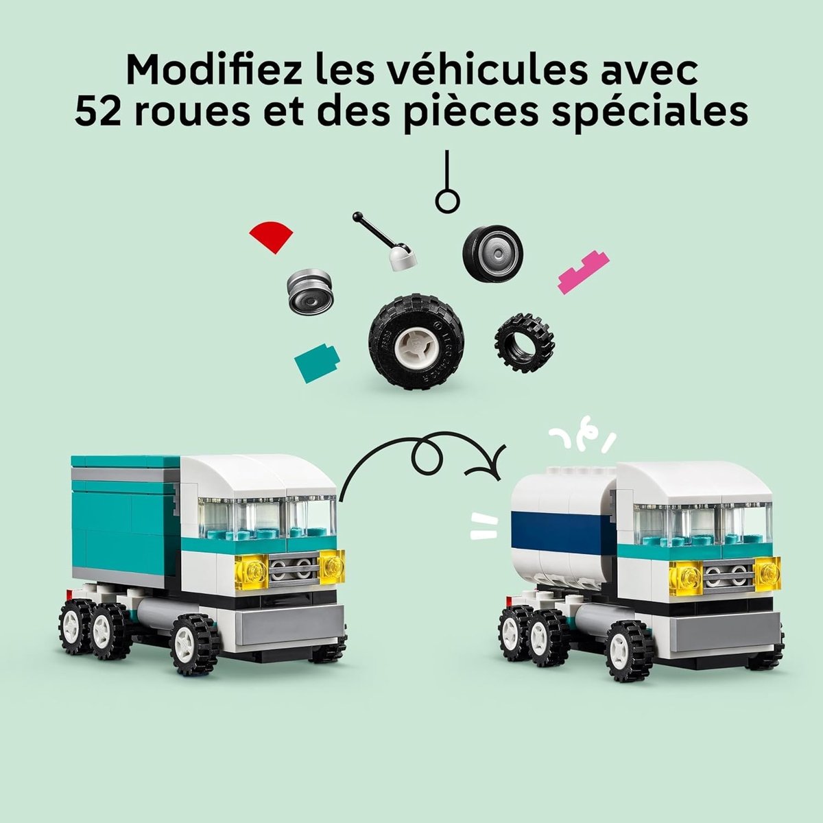 LEGO Classic - Les véhicules créatifs - 11036 multicolore, LEGO