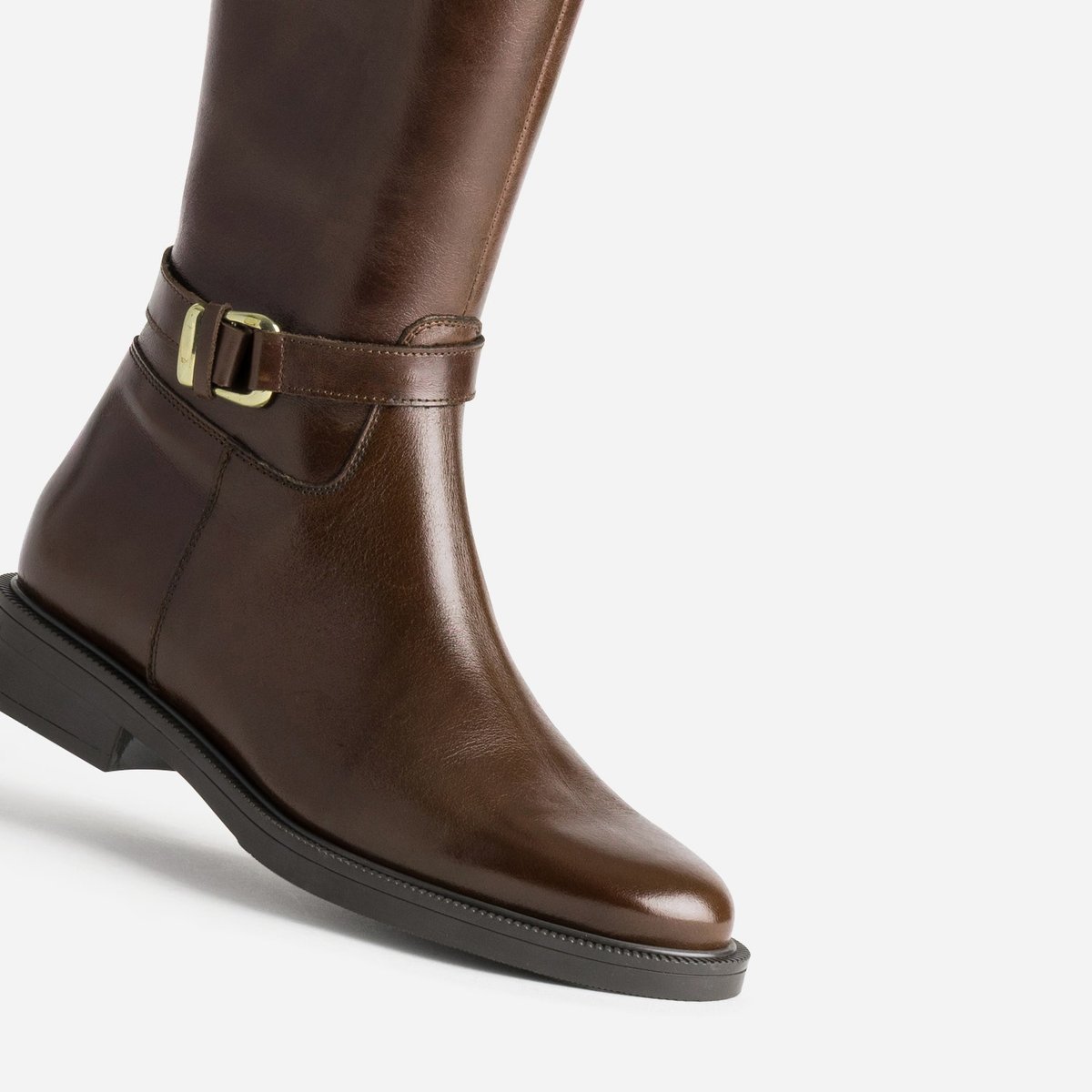 Botte Plate en cuir CATHARINA S cognac, ERAM