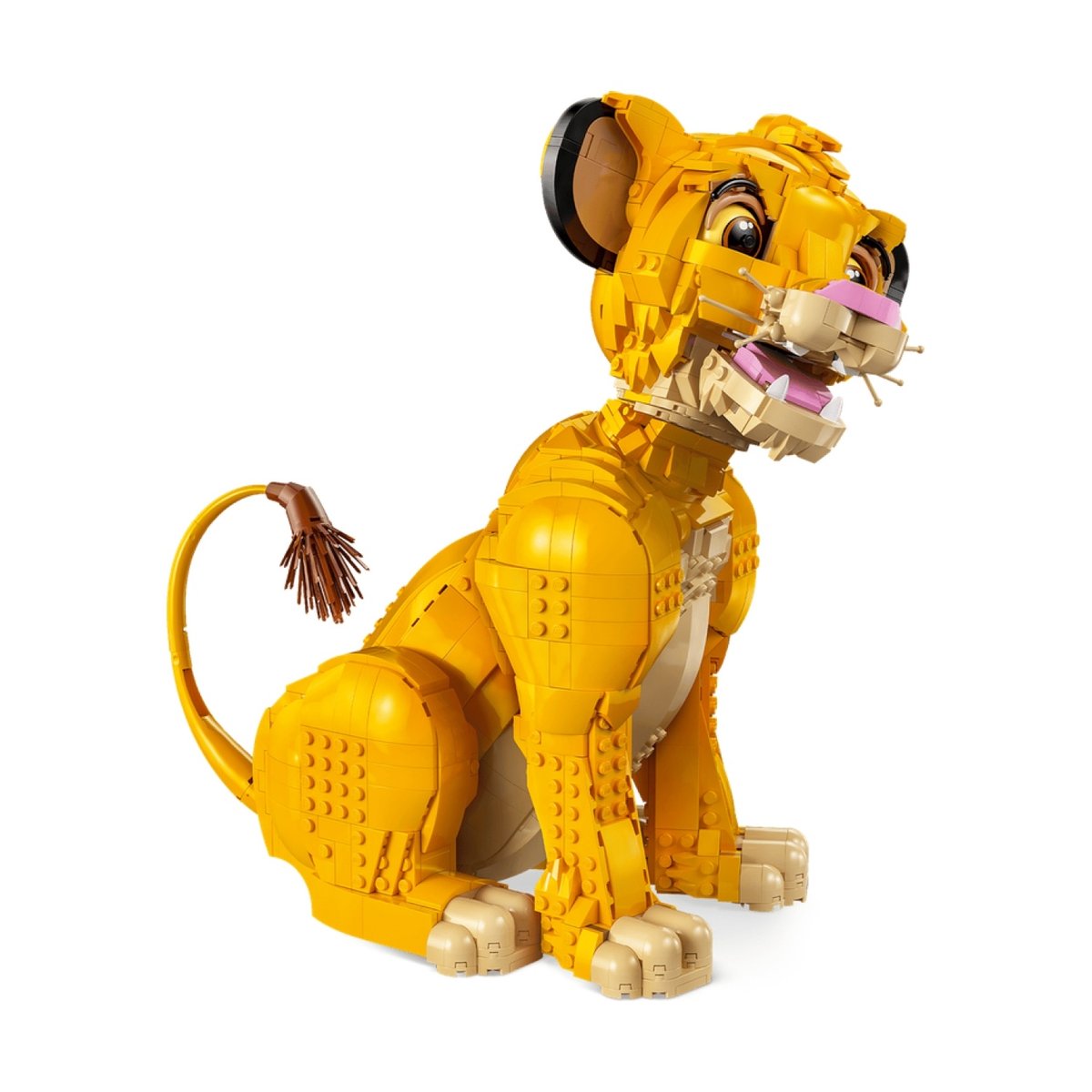 LEGO Disney - Figurine Simba, le jeune Roi lion - Kit de Construction 43247 jaune, LEGO