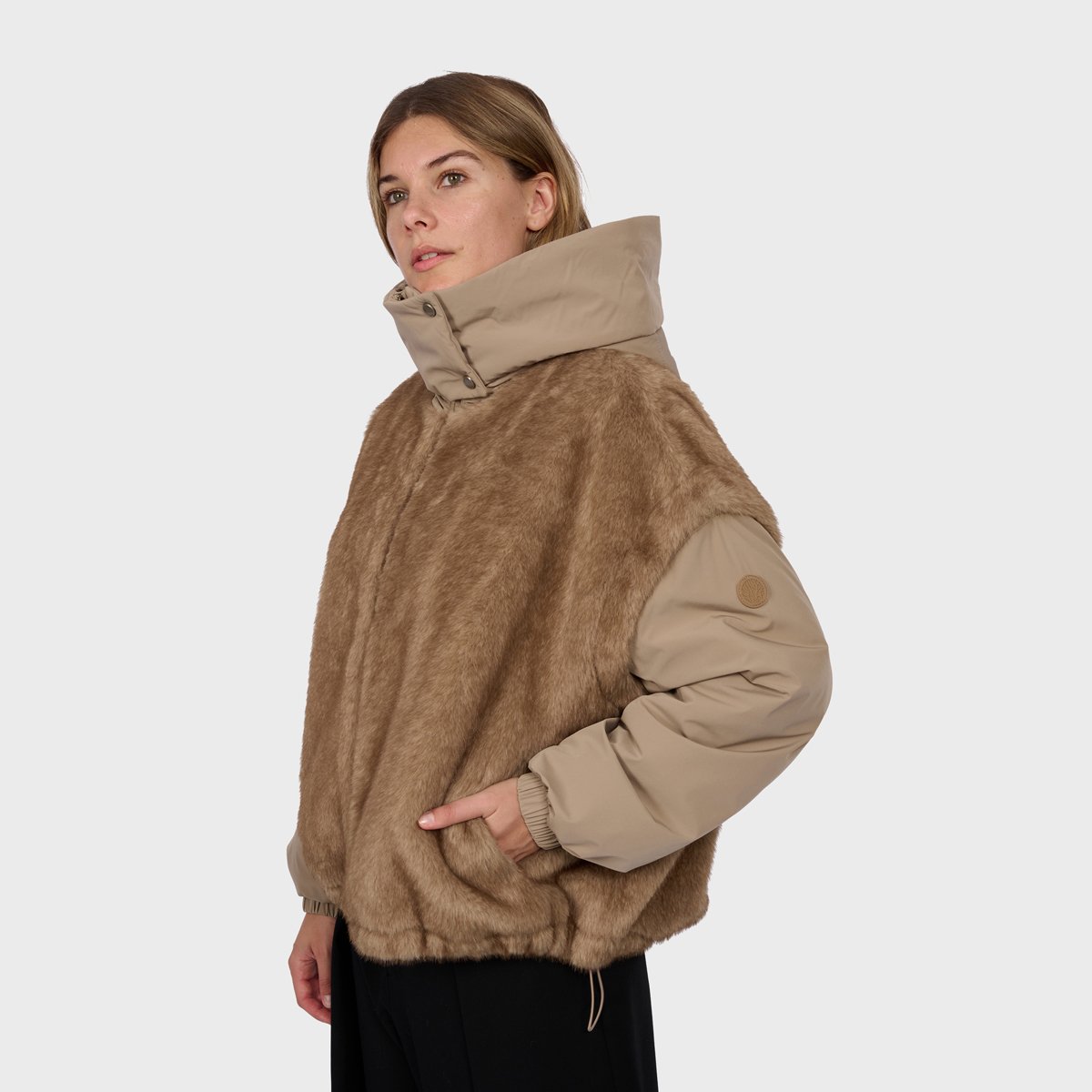 Blouson bomber à capuche ETNA carreaux, OAKWOOD