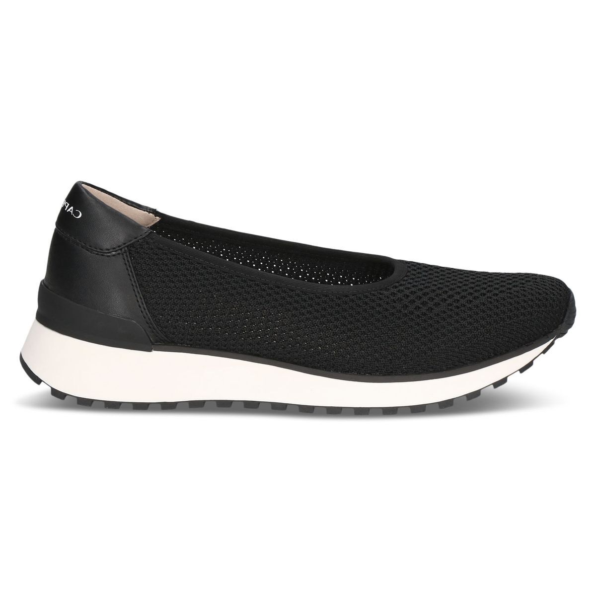 Basket femme noir brillant, CAPRICE