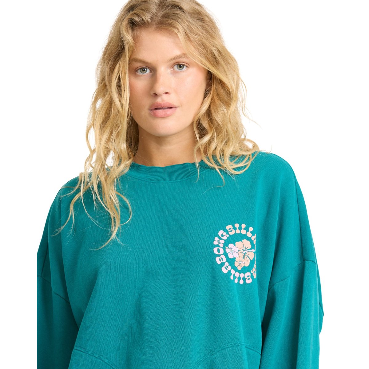 Sweat à capuche PINKY KEEN bleu deep lagoon, BILLABONG