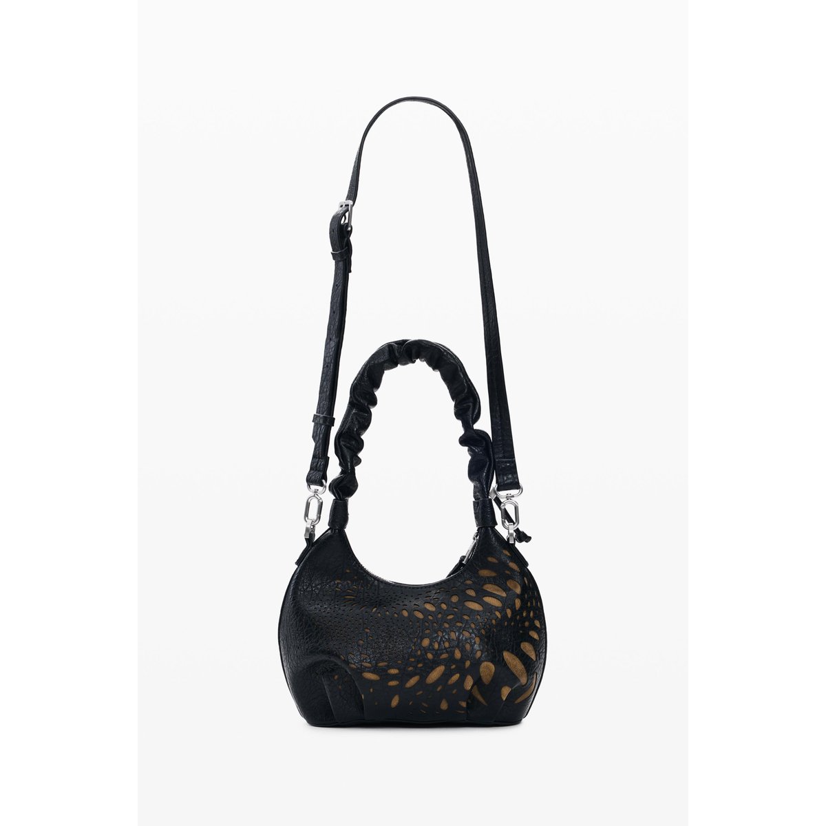 Petit sac perforé noir, DESIGUAL