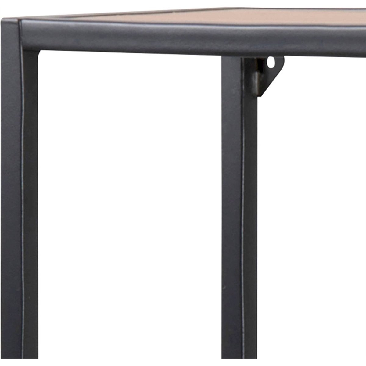 Étagère murale asymétrique métal style loft gris, RECOLLECTION