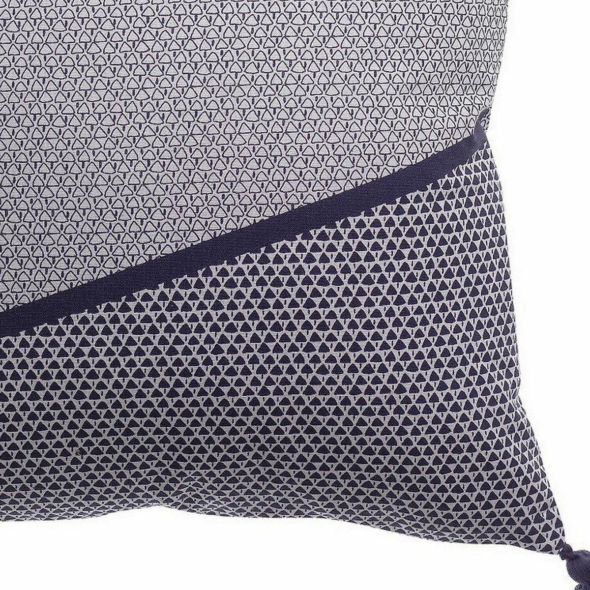 Coussin déco 40x40 cm Coton Soline violet, EDEN