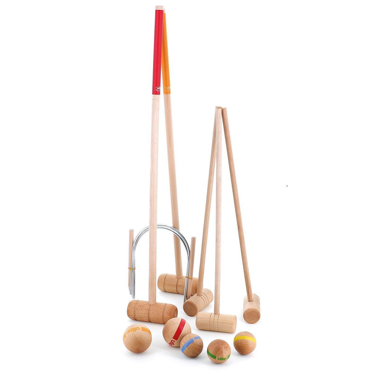 Croquet famille 2 adultes et 3 enfants bleu, VILAC