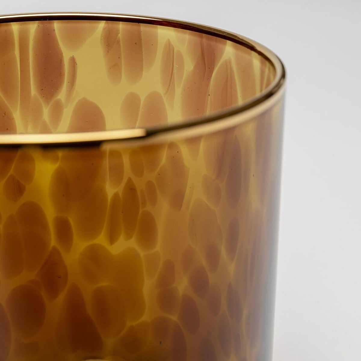 Lot de 4 verres à eau, CARAMEL marron, KARE DESIGN