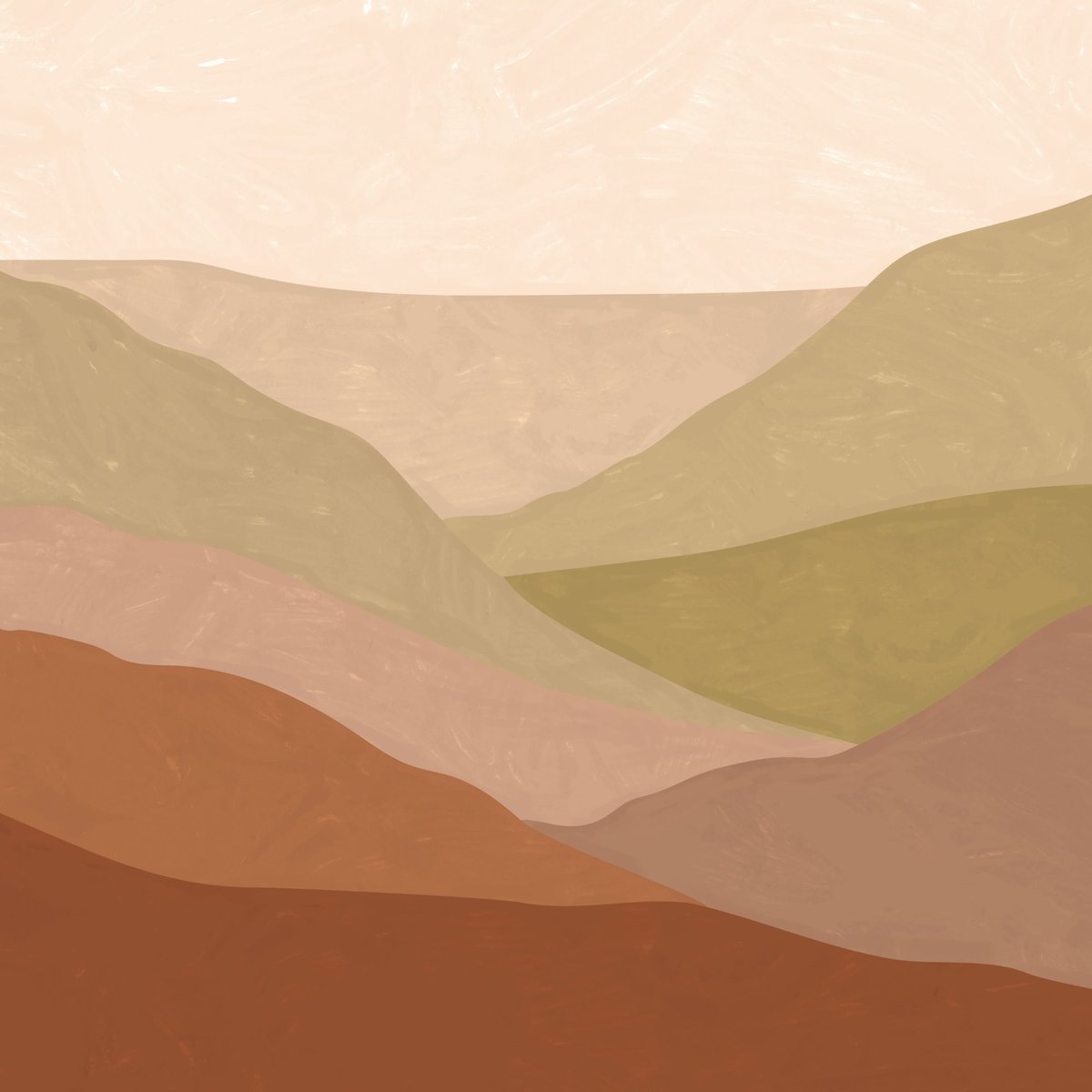 Papier peint panoramique Paysage de Dunes marron, ART FOR THE HOME