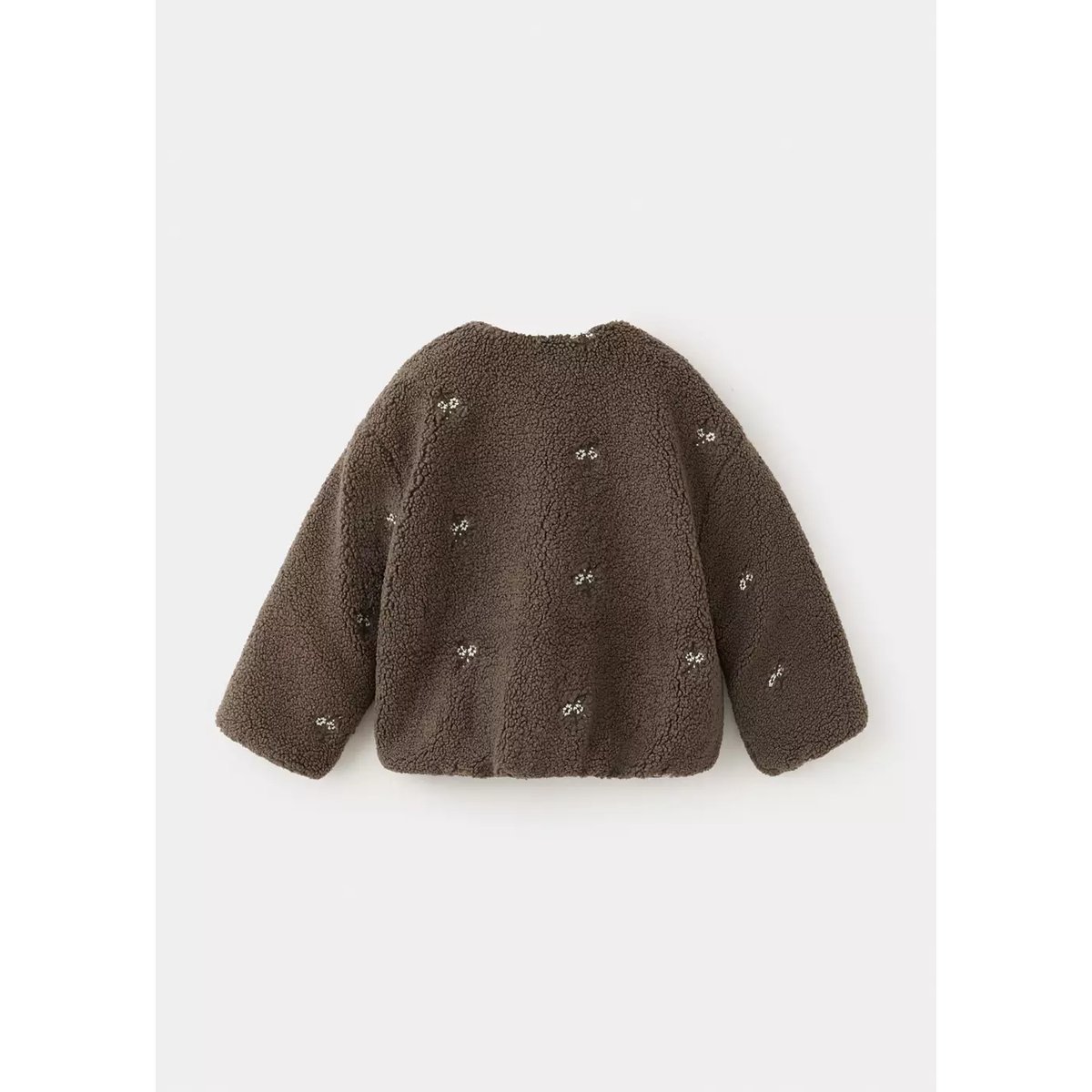 Manteau imitation mouton réversible marron, MANGO BABY