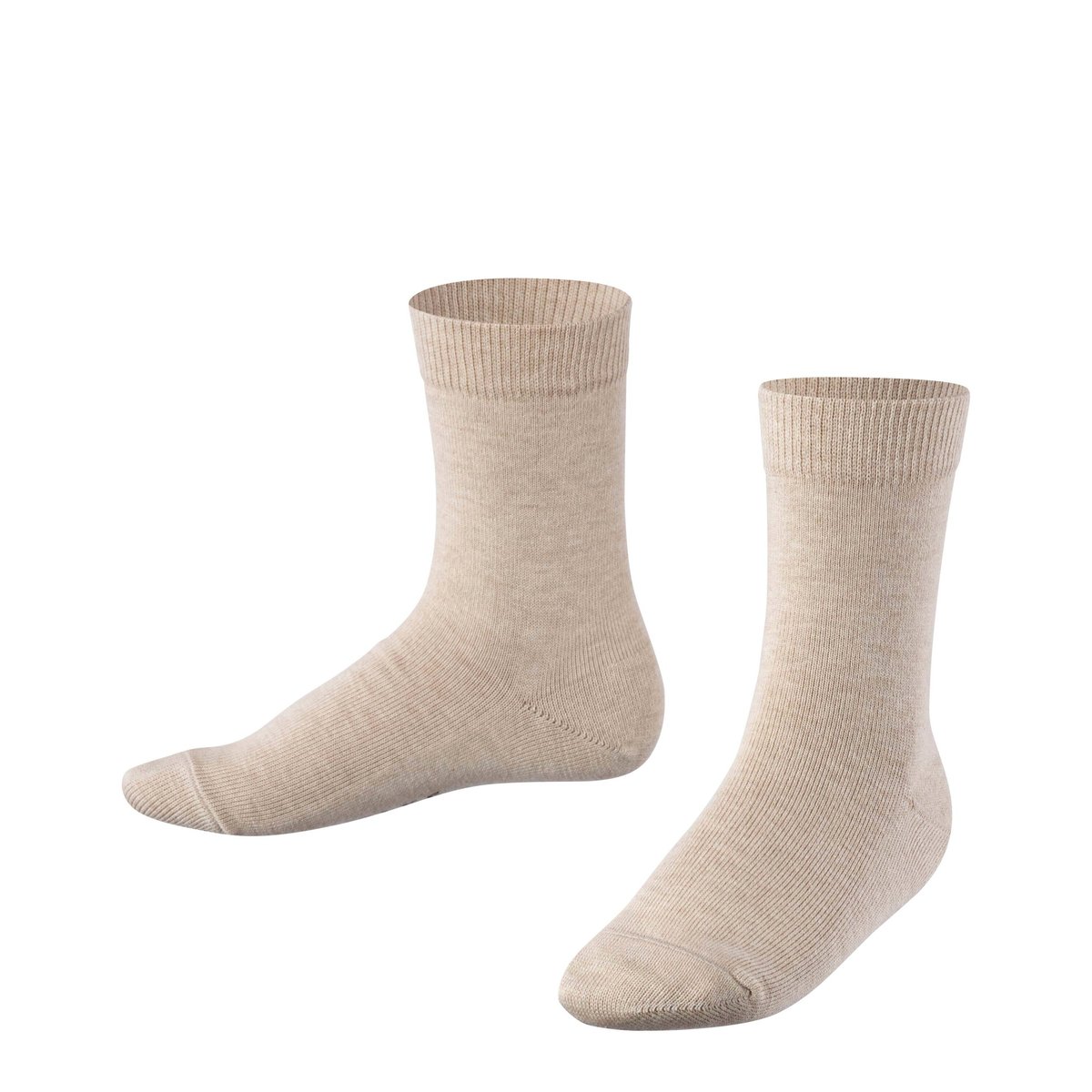 Chaussettes Family beige chiné, FALKE