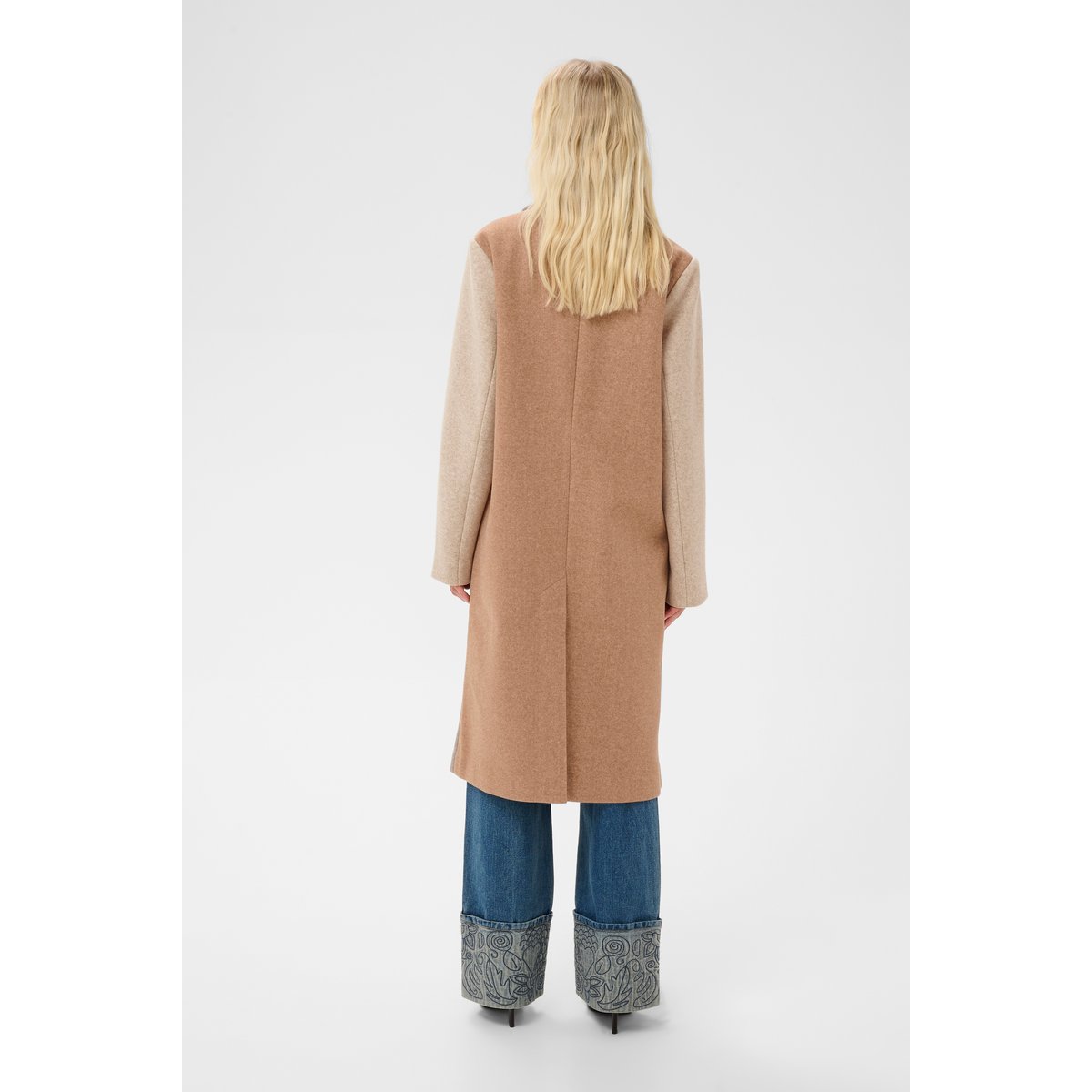 Manteau beige dune mix, CULTURE