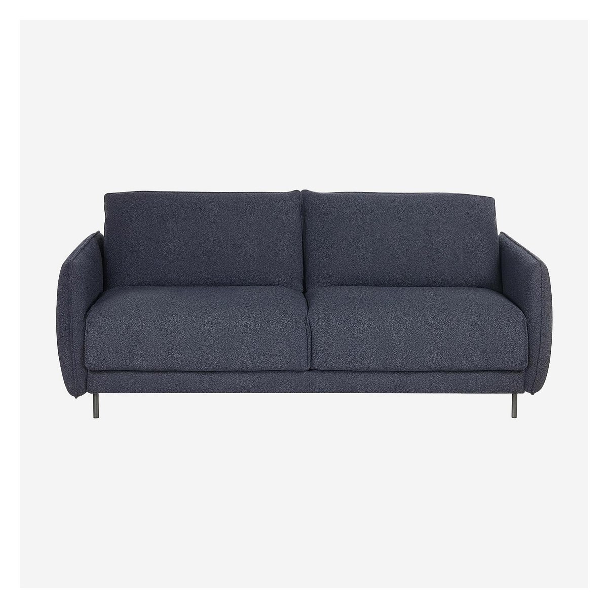 Canapé convertible - Matelas en mousse 13 cm - Tissu Tolfa MILANO ll bleu, HABITAT
