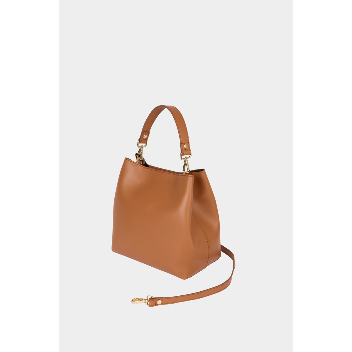 Sac sceau similicuir camel, MORGAN