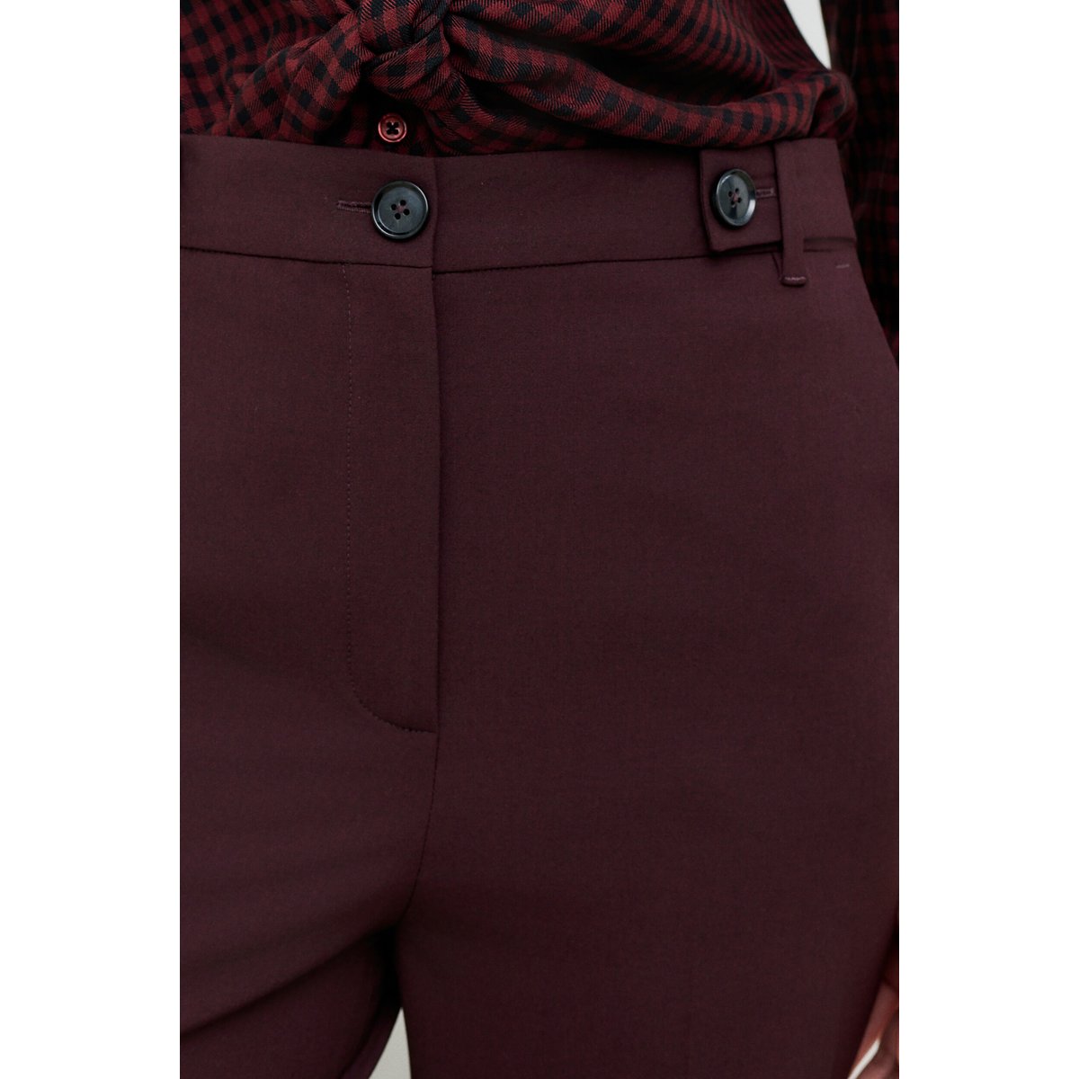 Pantalon droit workwear PVOLTIGE prune, CAROLL