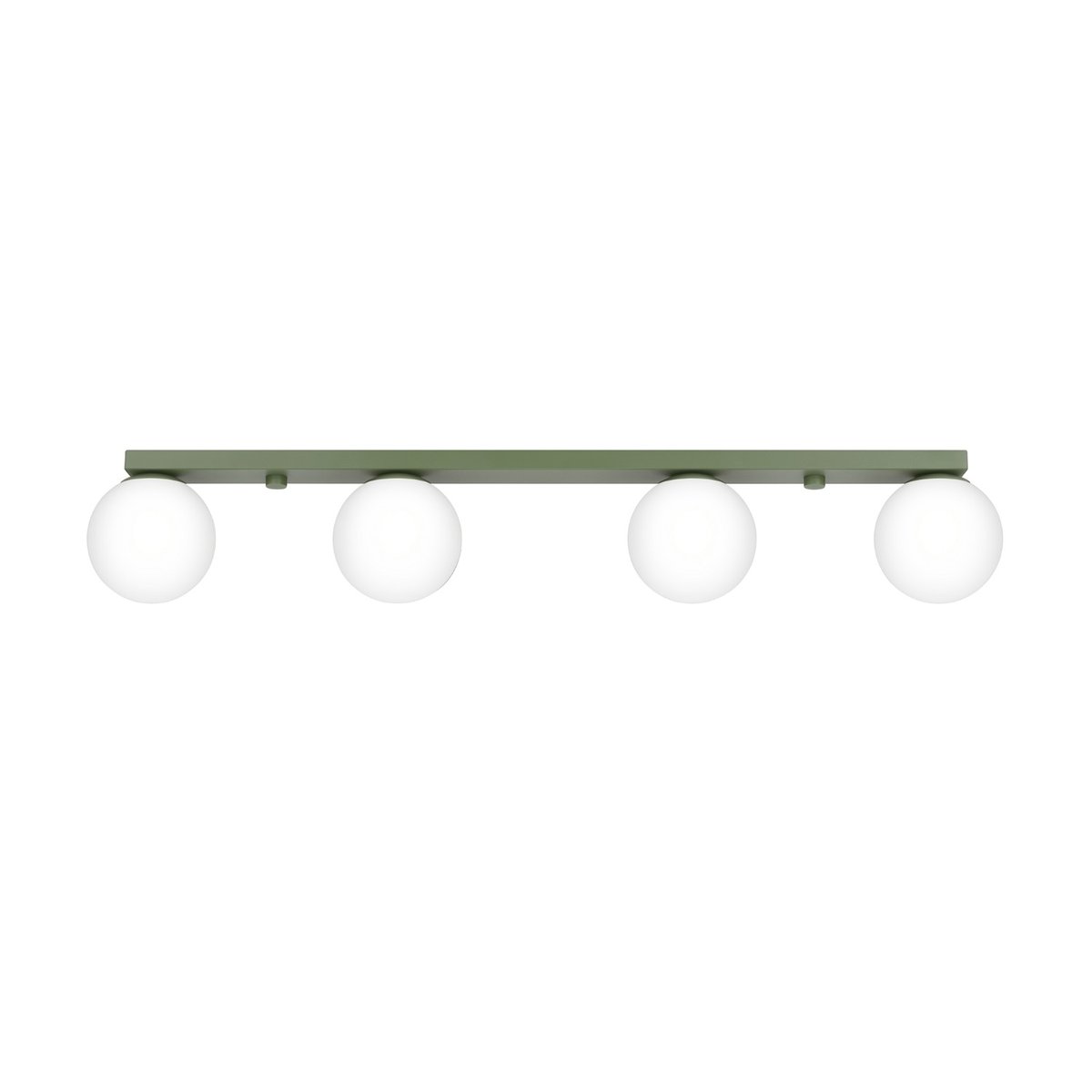 Plafonnier Acier Vert Olive G9 4 Yoli vert olive, EDEN