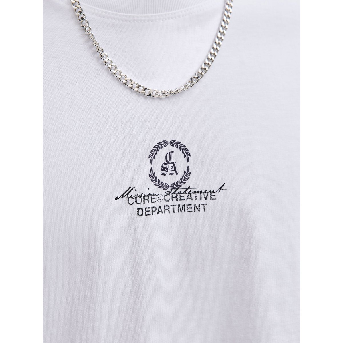 T-Shirt bright white, JACK & JONES