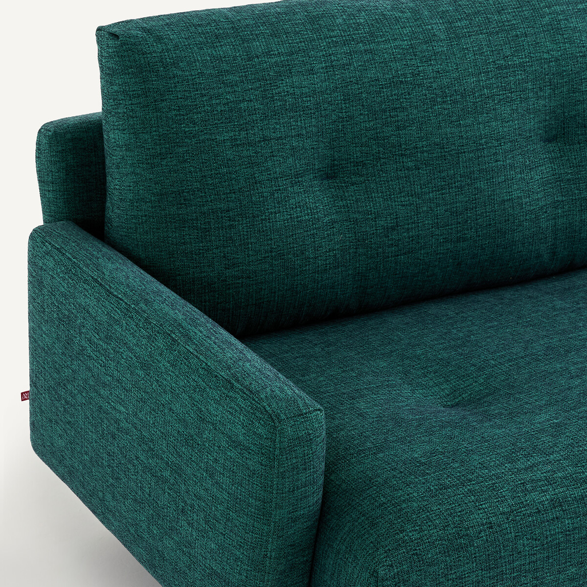 3- oder 4-Sitzer-Sofa, aus jaspiertem Canvas, DELICATO dunkelgrün, AM.PM
