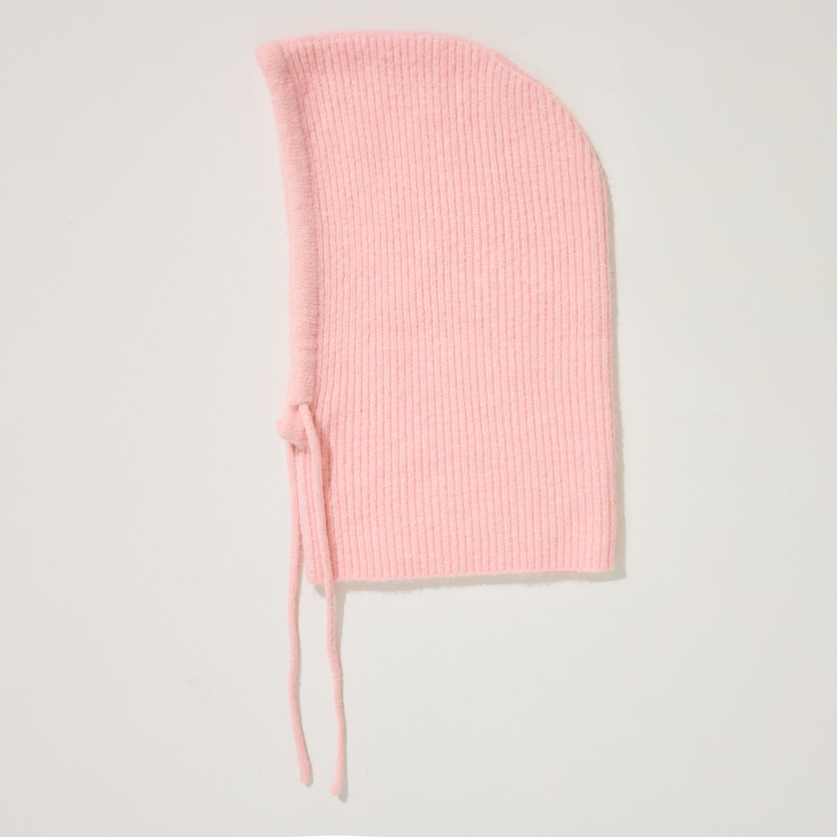 Cagoule maille côtelée rose, GRAIN DE MALICE