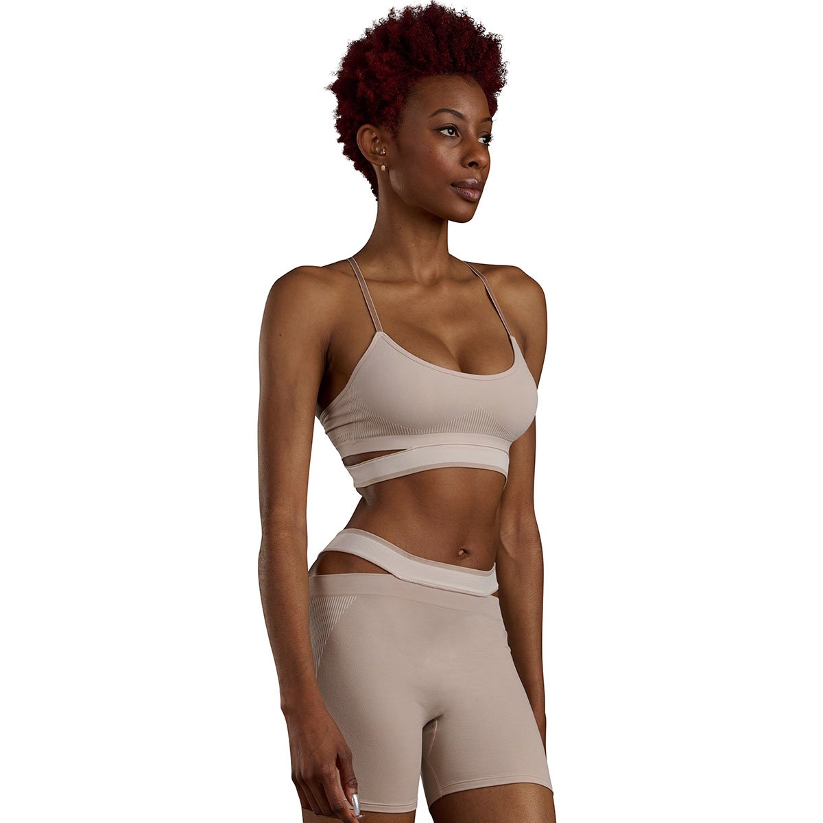 Shorty sport contour seamless blanc, adidas Performance