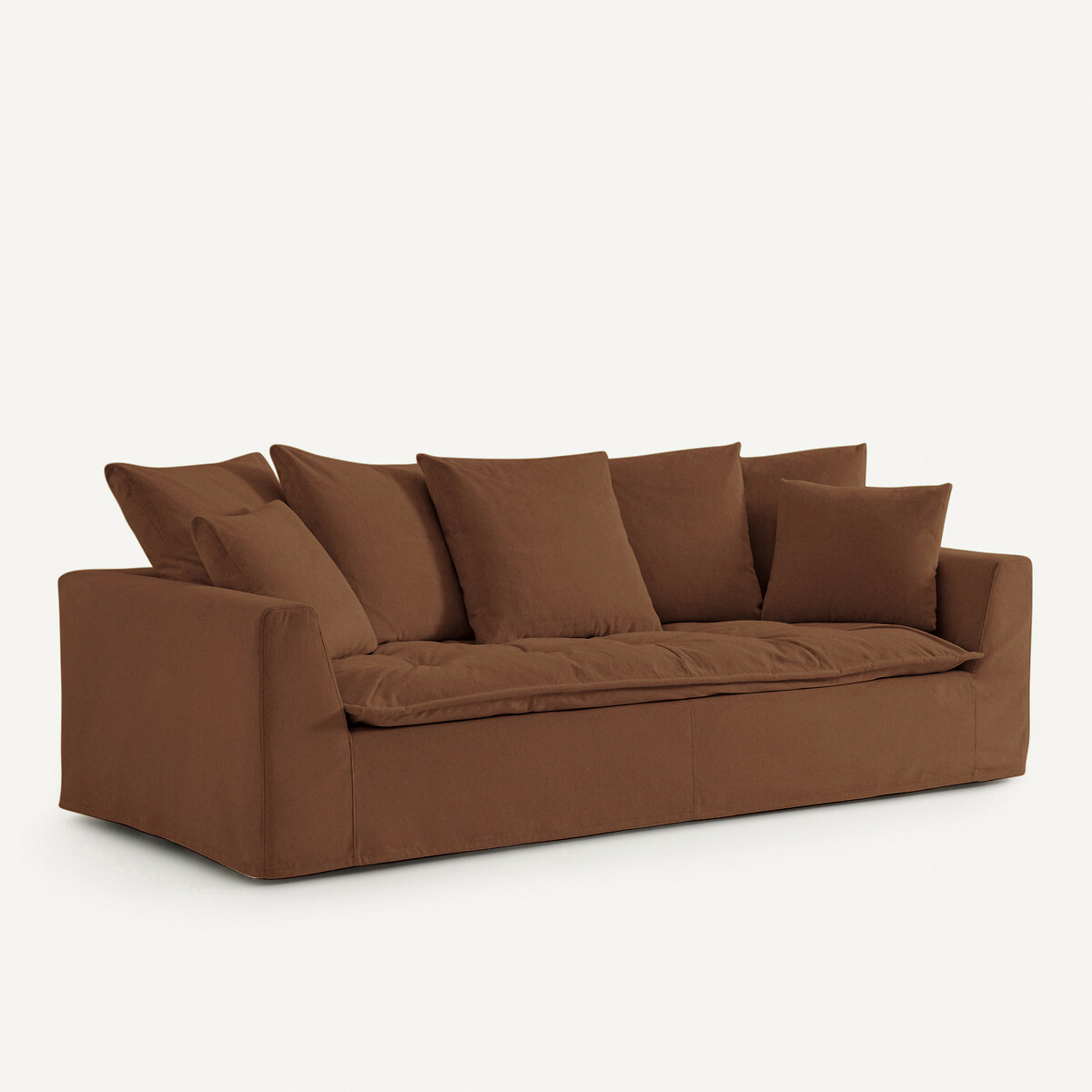 Sofa Otavia, meliertes Gewebe siennaerde, AM.PM