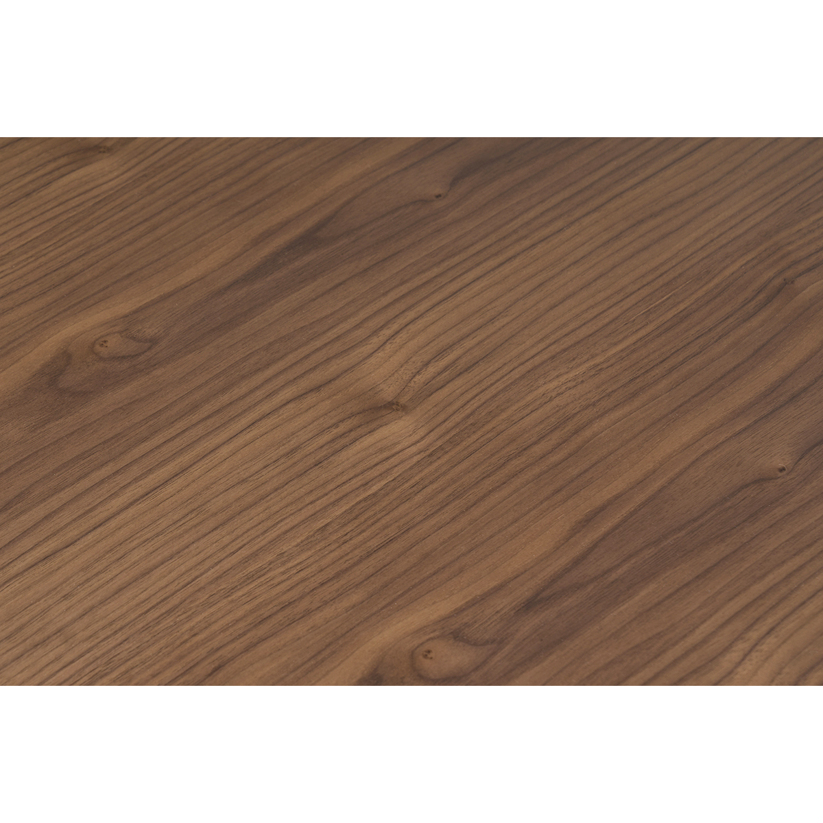 Table à manger design rectangulaire en bois foncé noyer L200 cm KUALA couleur unique, MILIBOO