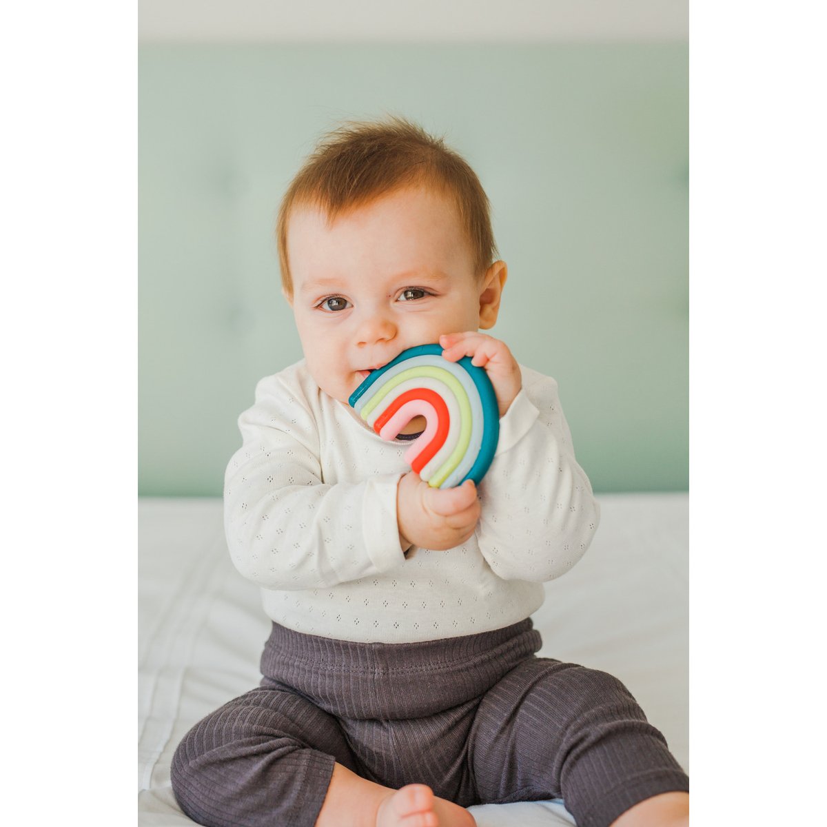 Jouet bébé anneau de dentition étape 1 +0m multicolore, SUAVINEX
