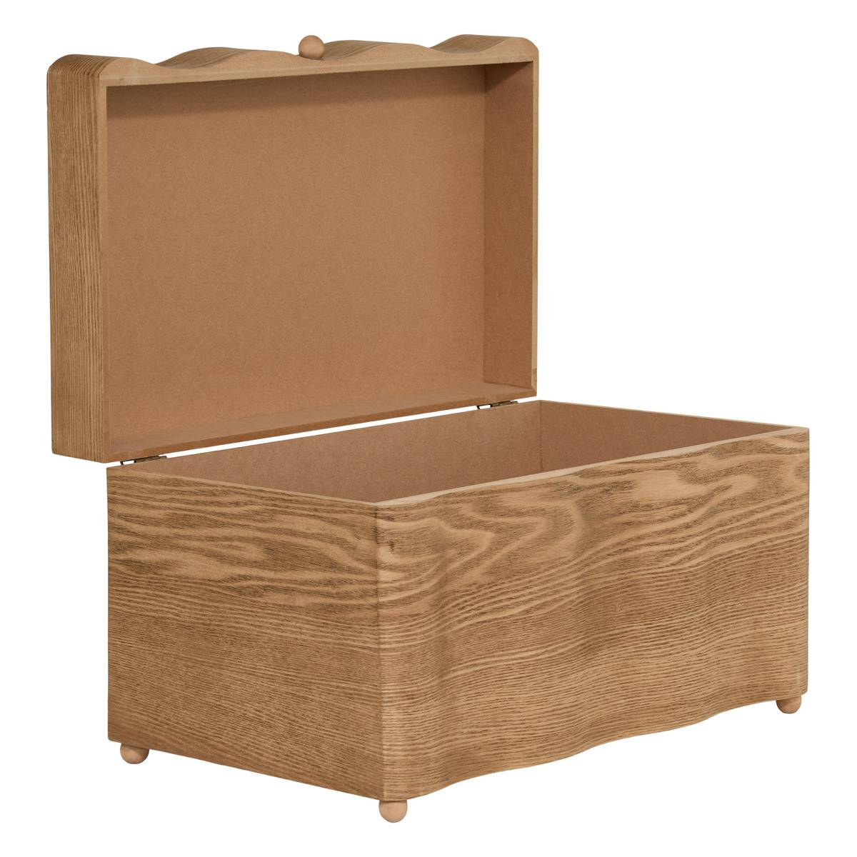 Lot de 3 malles rectangulaires NIKITA marron, ATMOSPHERA