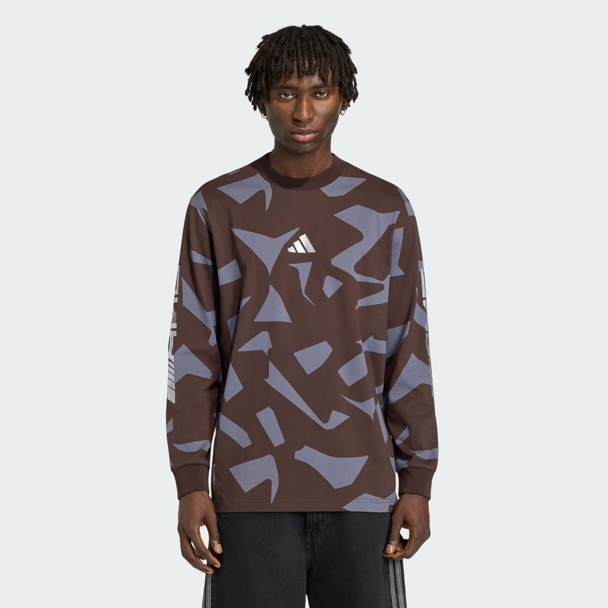 Haut Manches Longues Amg Camo Haut Manches Longues Amg Camo aurora coffee / aurora onix, adidas Performance