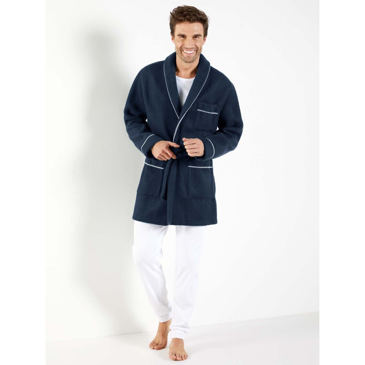Veste d'intérieur courtelle marine, DAXON