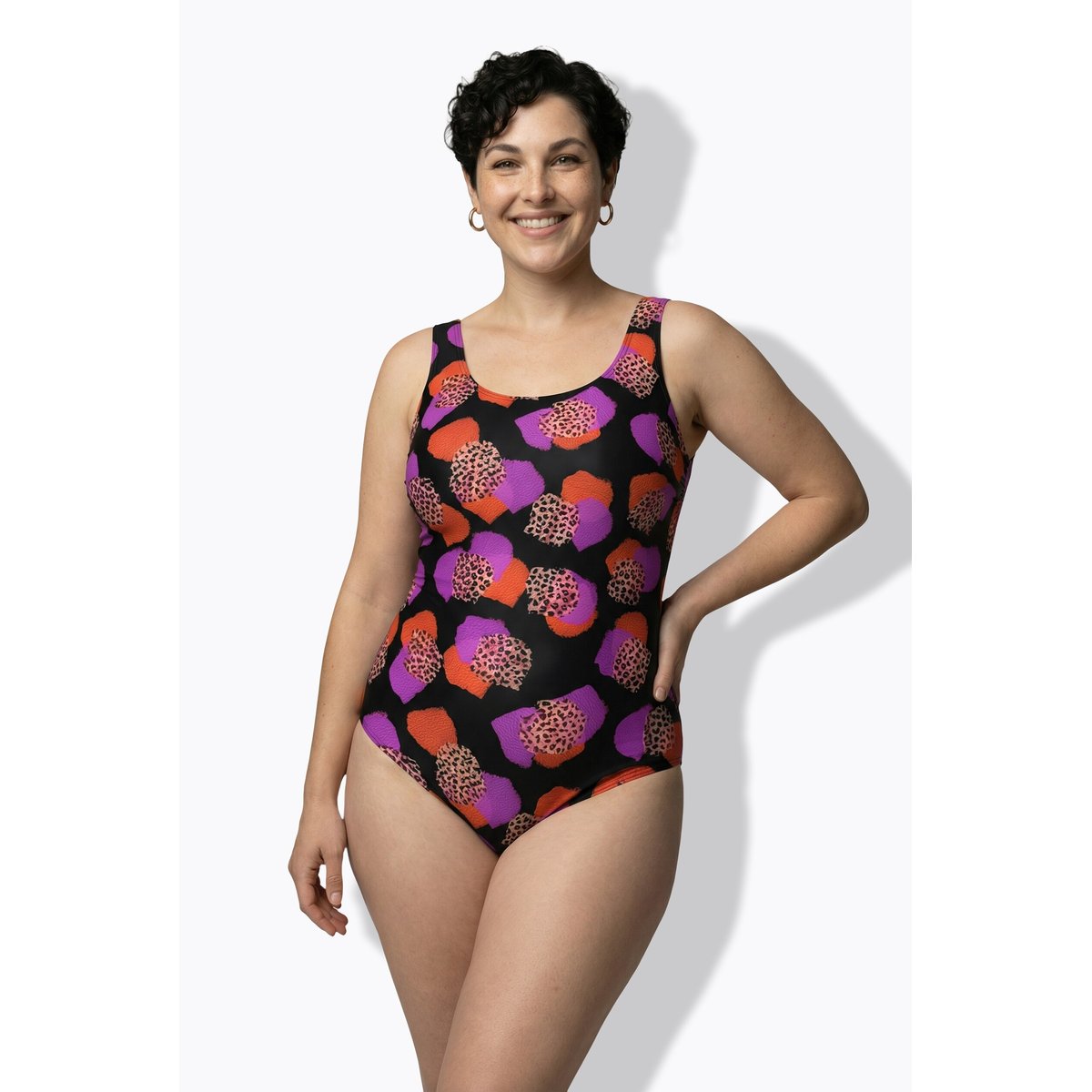 Maillot de bain à motif léopard noir, ULLA POPKEN