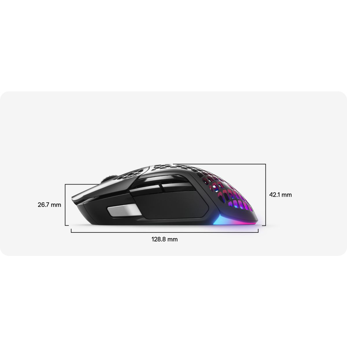 Souris Gamer Sans Fil AEROX 5 WIRELESS noir, STEELSERIES