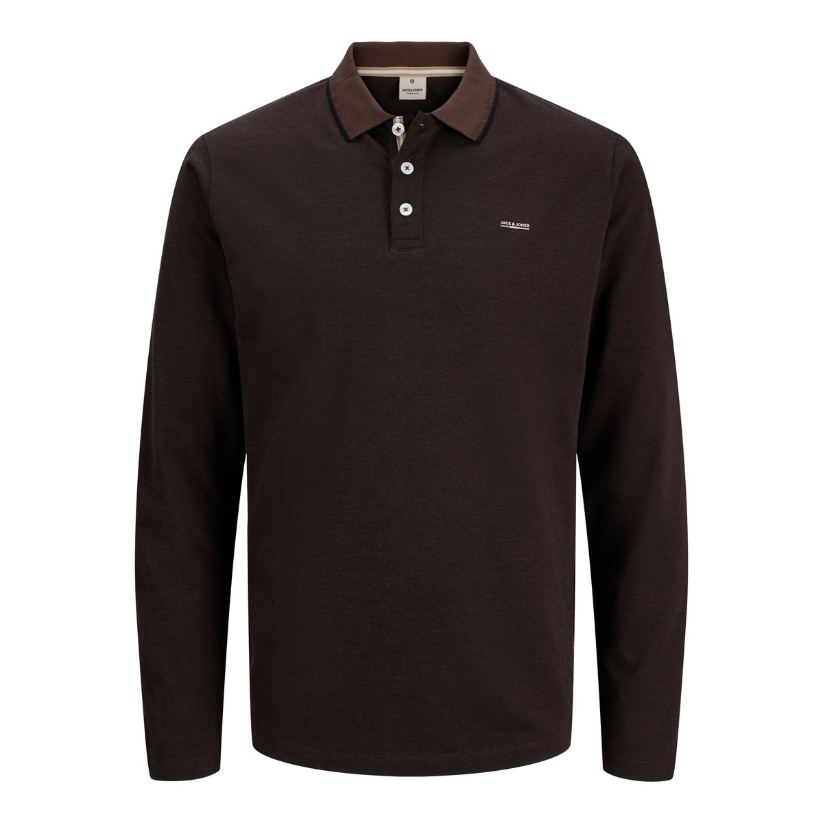 Polo marron - hot fudge 1, JACK & JONES