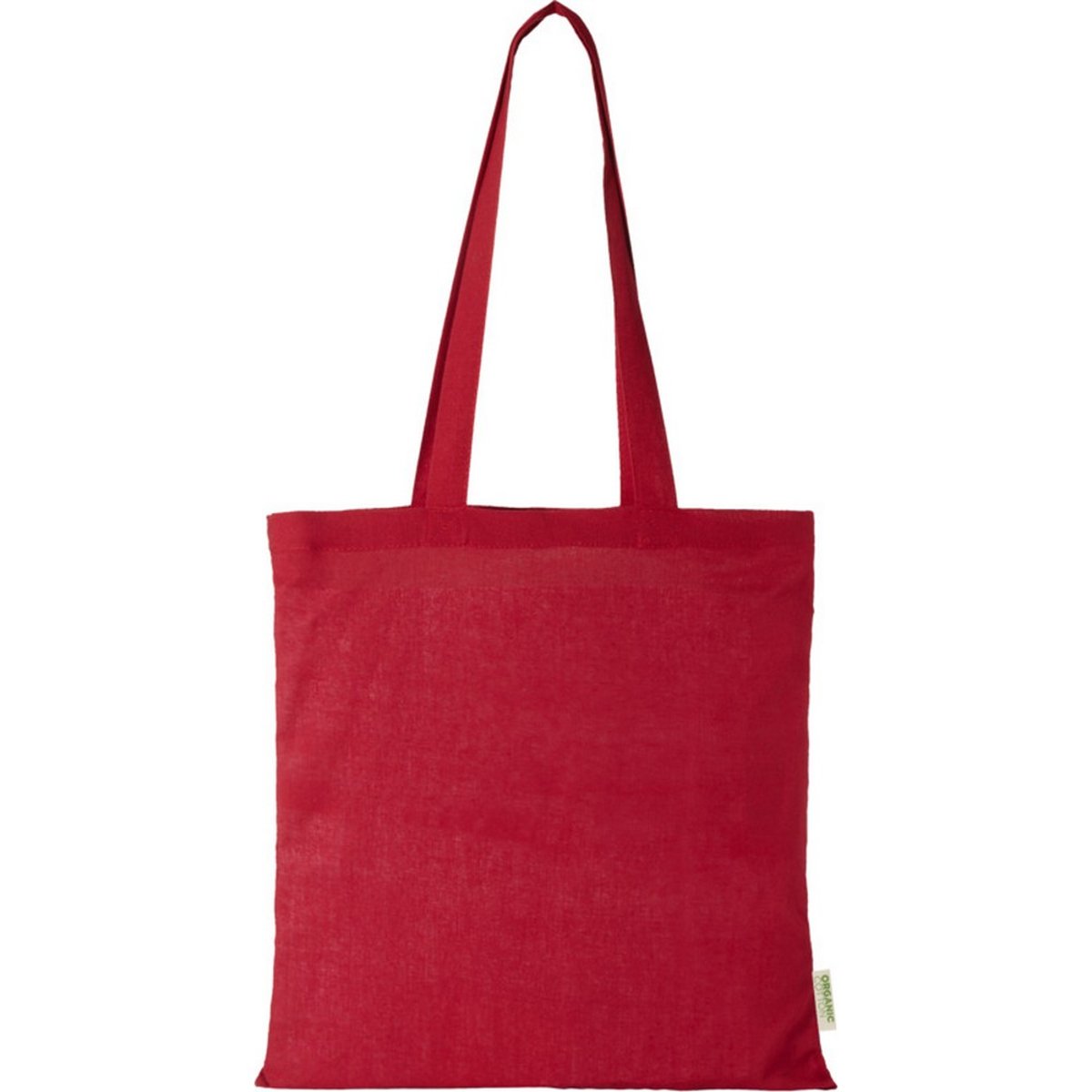 Tote bag en coton bio ODISHA rouge, FLOSO