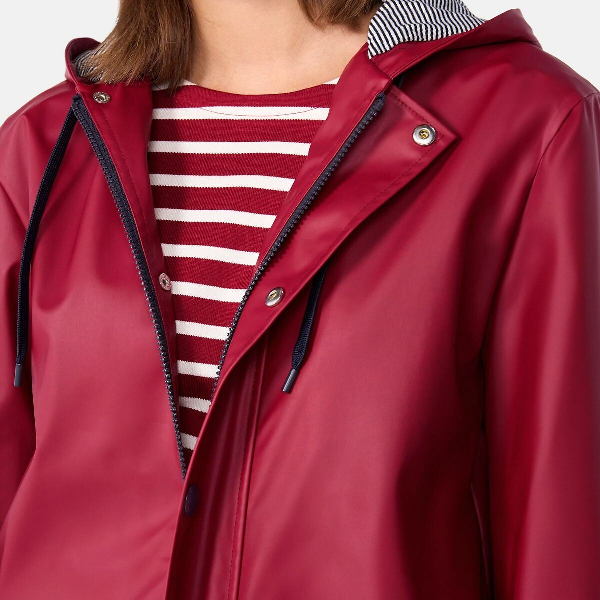 Iconic Waxed Jacket burgundy, PETIT BATEAU