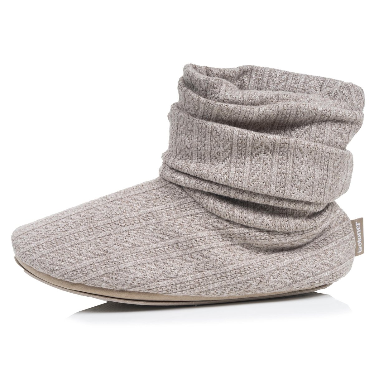 Chaussons Bottillons beige, ISOTONER
