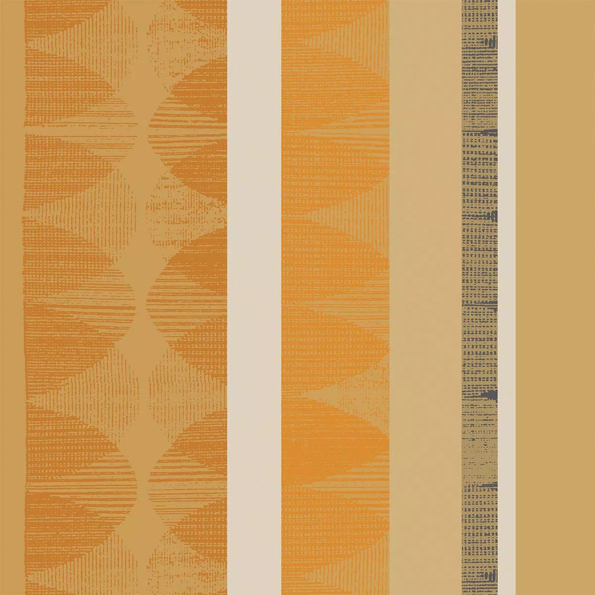 Serviette pur coton MILLE EDO cuir, GARNIER THIEBAUT
