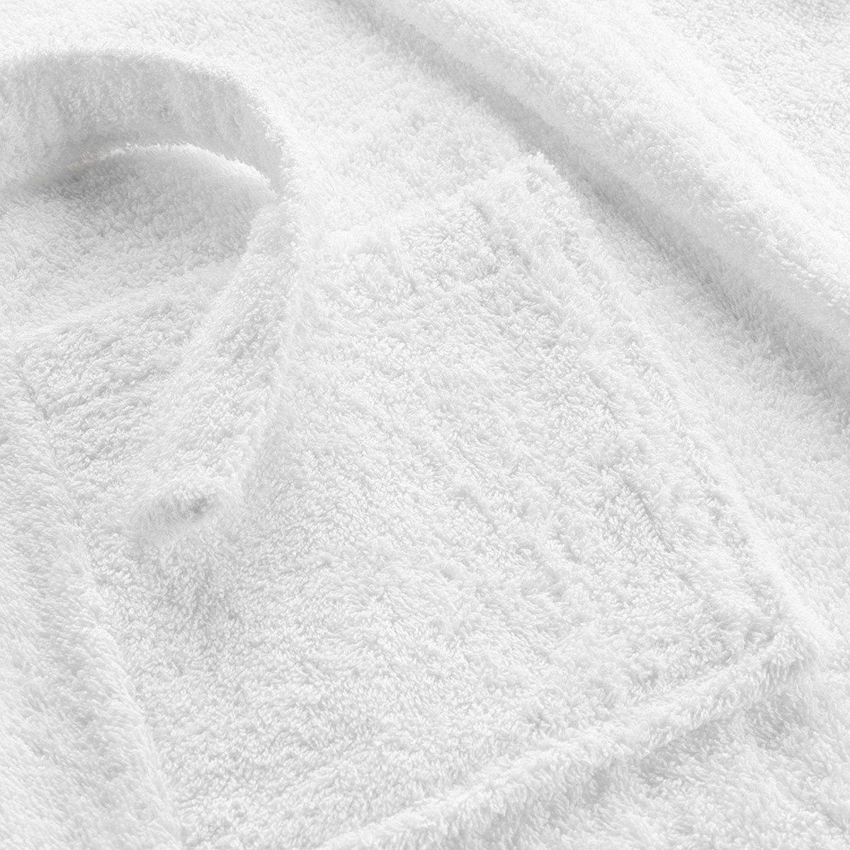 Peignoir Col Châle éponge Tendresse Blanc blanc, DECORATIE