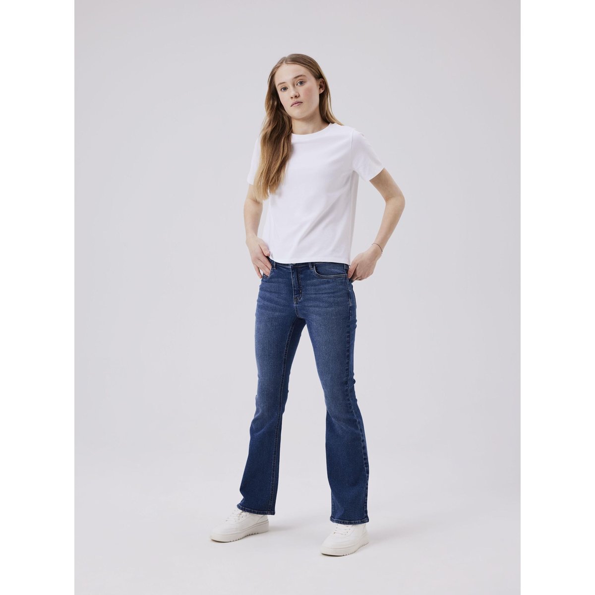Jean Bootcut medium blue denim, NAME IT